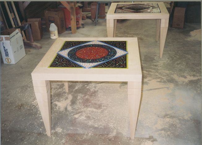 Art glass table 1