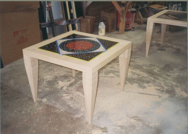Art glass table 2