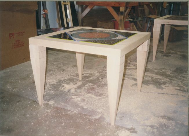 Art glass table 3