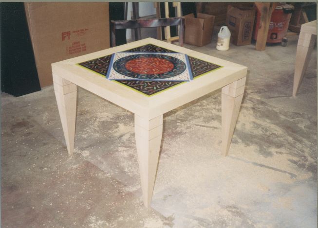 Art glass table 4